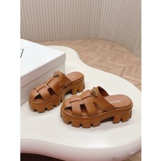 프라다 모놀리스 슬리퍼