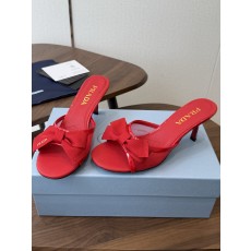 프라다 뮬 힐 7.5cm