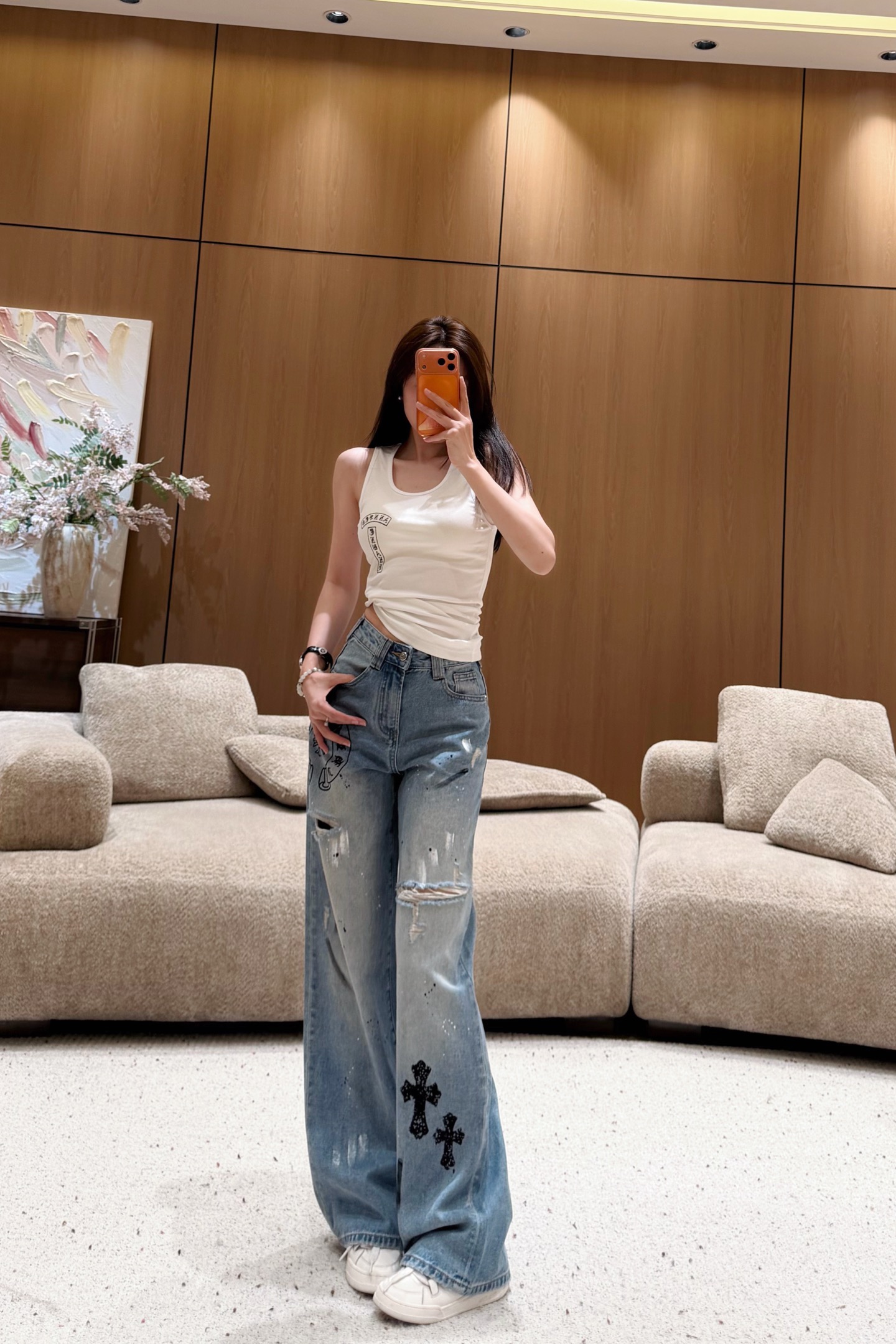 크롬하츠 청바지