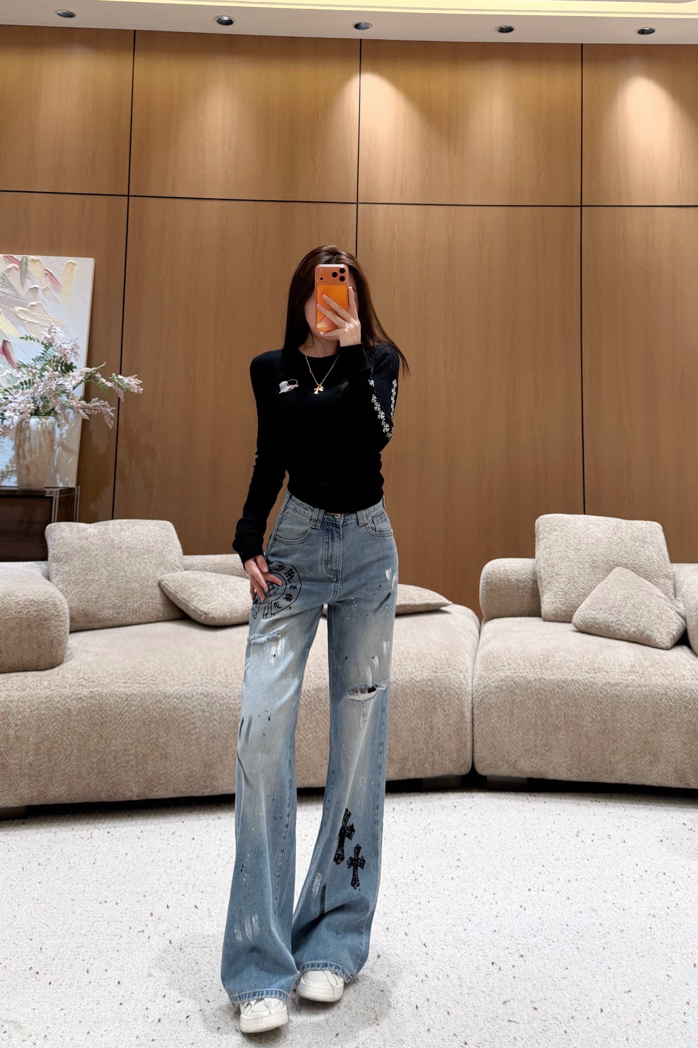 크롬하츠 청바지